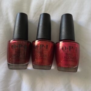 OPI Red Nail Lacquer Set